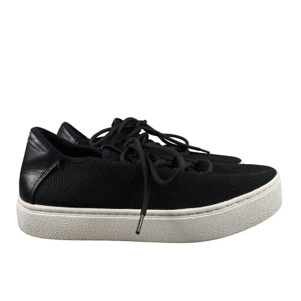 BP Shoes Womens 8 Sneakers Lifestyle Platform Fashion Knit Casual Comfort Black